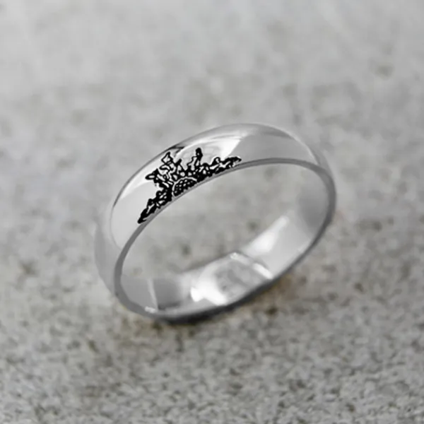 Alianza Plata 5mm y 1 Personalizable*Eguzkilore Sale