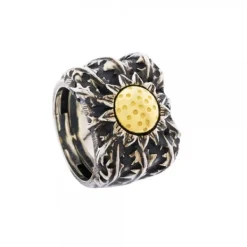 Anillo Ametsa Dorado*Eguzkilore Hot