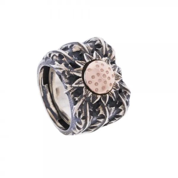 Anillo Ametsa Rosa*Eguzkilore Hot
