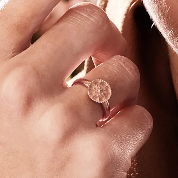 Anillo Anuk de Plata Rosa*Eguzkilore Best
