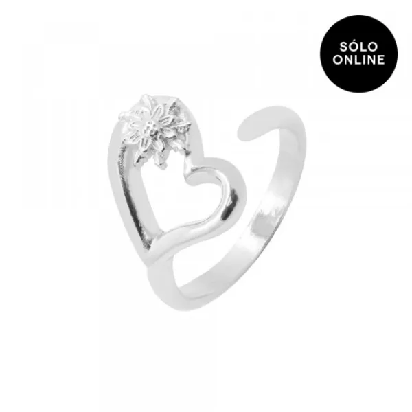 Anillo Bihotza de Plata de Ley*Eguzkilore Sale