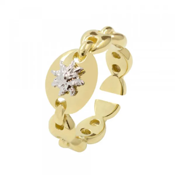 Anillo Donna Plata Dorada Plata*Eguzkilore Sale