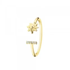 Anillo Oro Apertura con Brillante*Eguzkilore Discount