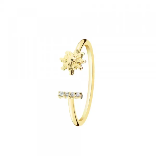 Anillo Oro Apertura con Brillante*Eguzkilore Discount