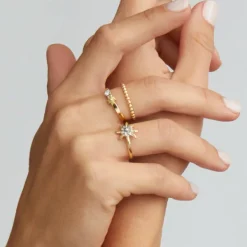 Anillo Oro Bicolor 18kt.*Eguzkilore Outlet
