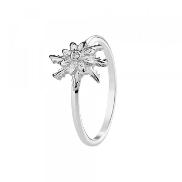 Anillo Oro Blanco y Brillante*Eguzkilore