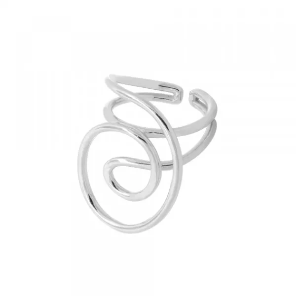 Anillo Hariak Grande Plata*Eguzkilore New