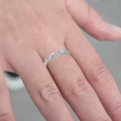 Anillo Letras Ama Plata*Eguzkilore Best