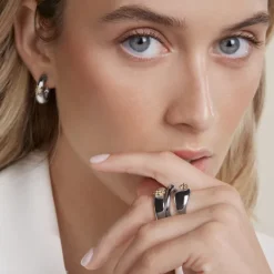 Anillo Olatu Cuadrado de Plata*Eguzkilore Sale
