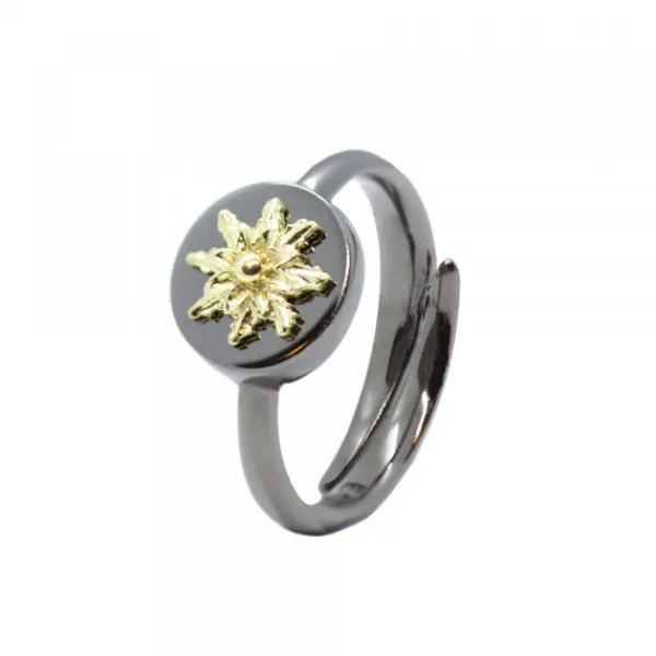 Anillo R-Chic Plata Dorada*Eguzkilore Hot