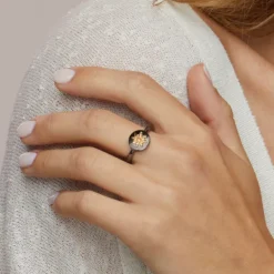Anillo R-Chic Plata Dorada*Eguzkilore Hot