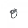 Anillo Rutenio con Circonitas Blancas*Eguzkilore