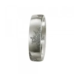 Anillo Titanio con 4 s Personalizable*Eguzkilore Outlet