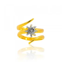 Anillo Tximist de Plata Bicolor*Eguzkilore New
