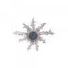 Broche Plata con Circonitas Azules 38mm*Eguzkilore Outlet