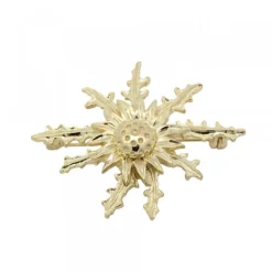 Broche Plata Dorada*Eguzkilore Hot