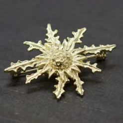 Broche Plata Dorada*Eguzkilore Hot