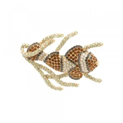 Broche Pez Payaso Plata Dorada*Eguzkilore Discount