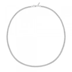 Cadena Cubana de Plata 5mm*Eguzkilore Sale