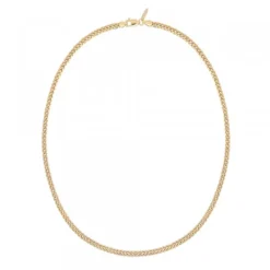 Cadena Cubana Plata Dorada 3mm*Eguzkilore New
