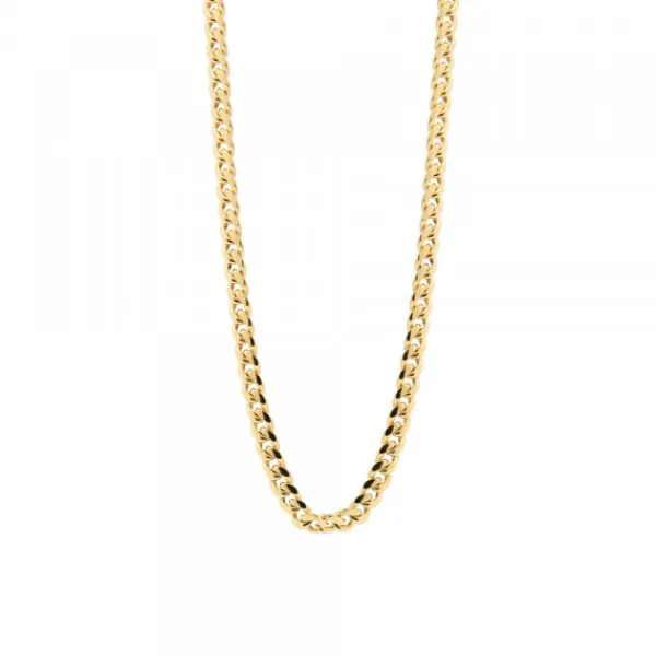 Cadena Cubana Plata Dorada 3mm*Eguzkilore New