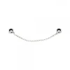 Cadena de seguridad lisa en plata Eguzkicharm*Eguzkilore Discount