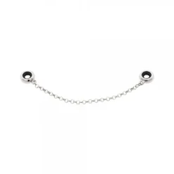 Cadena de seguridad lisa en plata Eguzkicharm*Eguzkilore Discount
