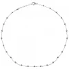Cadena Forza de Plata 0.40 con Bolitas*Eguzkilore Outlet
