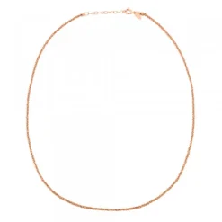 Cadena Margarita de Plata Rosa*Eguzkilore Outlet