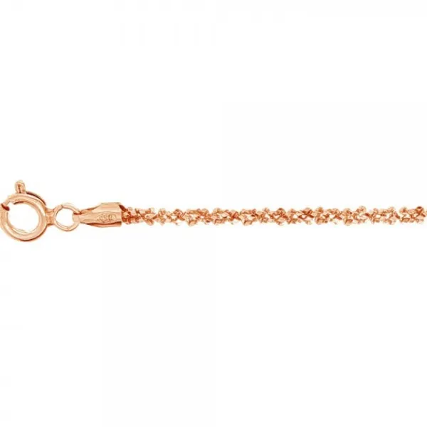 Cadena Margarita de Plata Rosa*Eguzkilore Outlet