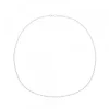 Cadena Oro Blanco 18kt. 0.40*Eguzkilore Online