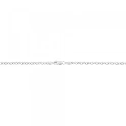 Cadena Oro Blanco 18kt. 0.40*Eguzkilore Online