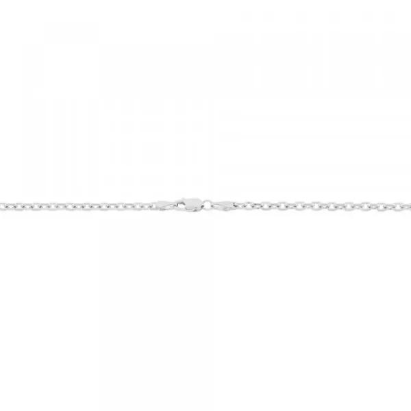 Cadena Oro Blanco 18kt. 0.40*Eguzkilore Online