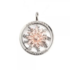 Cerco Plata Negra y Rosa Personalizable*Eguzkilore Clearance