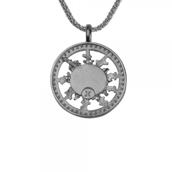 Cerco Plata Negra y Rosa Personalizable*Eguzkilore Clearance
