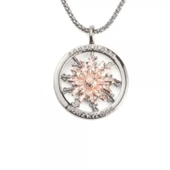 Cerco Plata Negra y Rosa Personalizable*Eguzkilore Clearance
