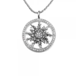 Cerco Plata Negra y Circonitas Personalizable*Eguzkilore Clearance
