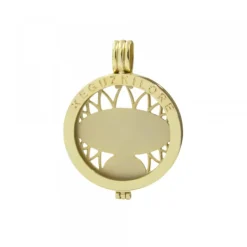 Cerco L de Plata Dorada Personalizable*Eguzkilore Outlet