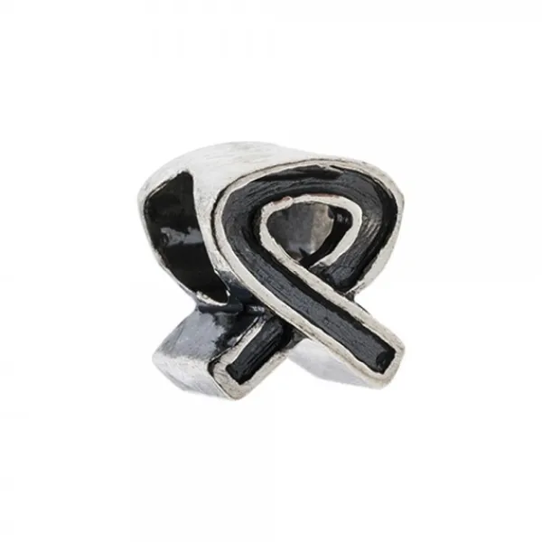 Charm Lazo Negro de Plata*Eguzkilore Online