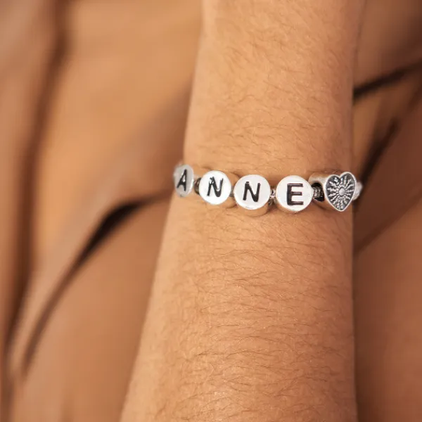 Charm Letra Inicial de Plata*Eguzkilore Best