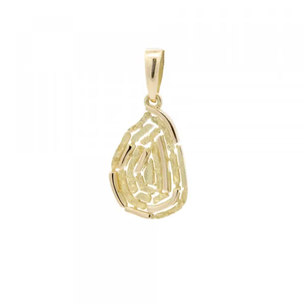 Colgante Almendra Vitoria Oro 18kt.*Eguzkilore Best