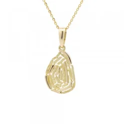 Colgante Almendra Vitoria Oro 18kt.*Eguzkilore Best
