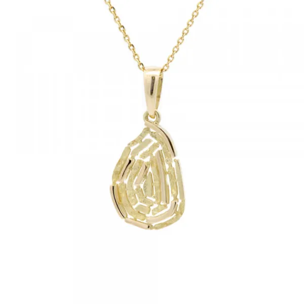 Colgante Almendra Vitoria Oro 18kt.*Eguzkilore Best