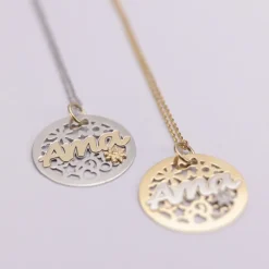 Colgante Ama Calado Plata Bicolor*Eguzkilore Discount