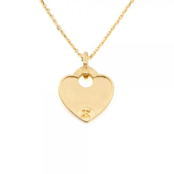Colgante Ama Corazón Plata Dorada Personalizable*Eguzkilore Outlet