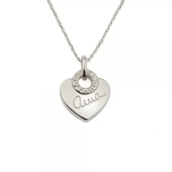 Colgante Ama Corazón Plata Personalizable*Eguzkilore Hot