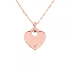 Colgante Ama Corazón Plata Rosa*Eguzkilore Outlet