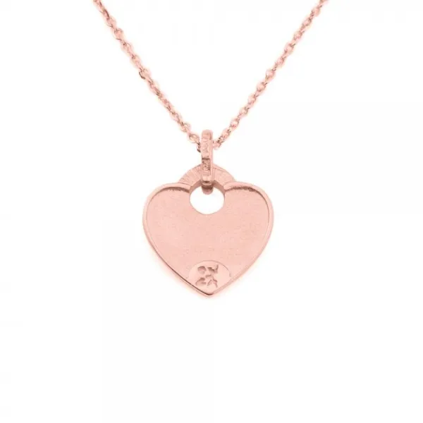 Colgante Ama Corazón Plata Rosa*Eguzkilore Outlet