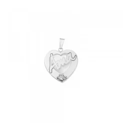 Colgante Ama Corazón Plata y Nácar*Eguzkilore Outlet