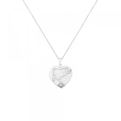 Colgante Ama Corazón Plata y Nácar*Eguzkilore Outlet